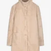 Mantel - Mockneck - beige