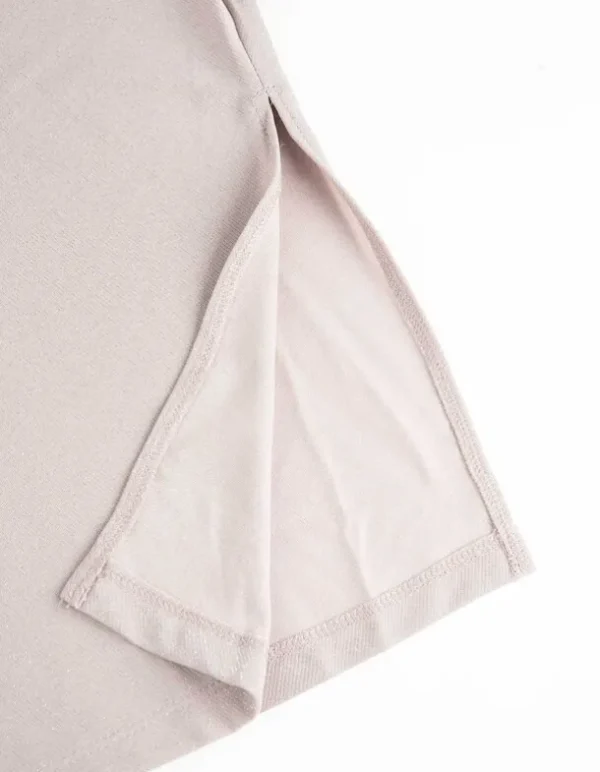 Midikleid - Lurex - beige