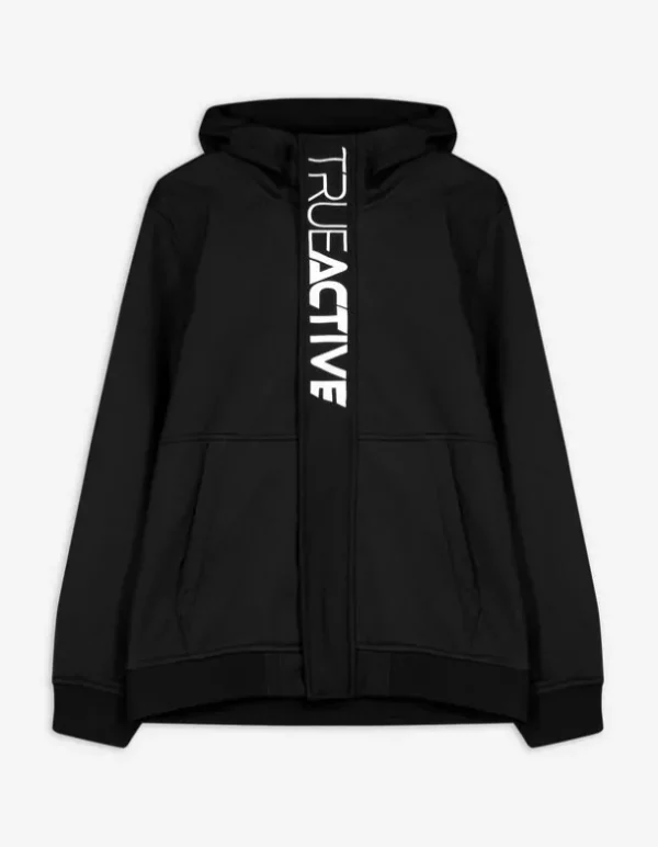 Outdoorjacke - Softshell - schwarz