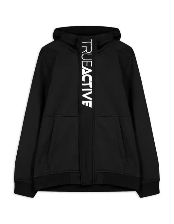 Outdoorjacke - Softshell - schwarz