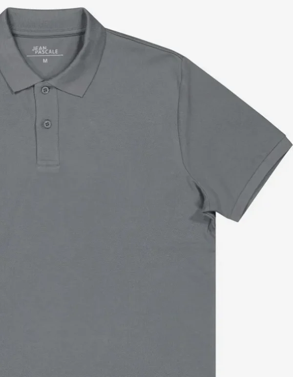 Poloshirt - Baumwolle - dunkelgrün