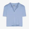 Poloshirt - Hemdkragen - hellblau