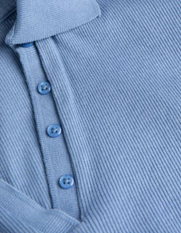 Poloshirt - Hemdkragen - hellblau