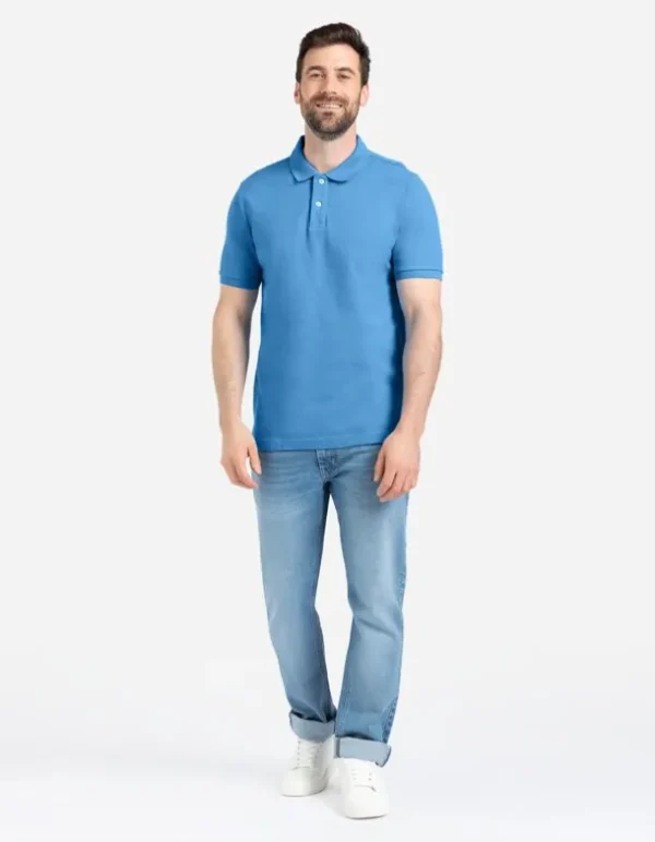 Poloshirt - Knopfverschluss