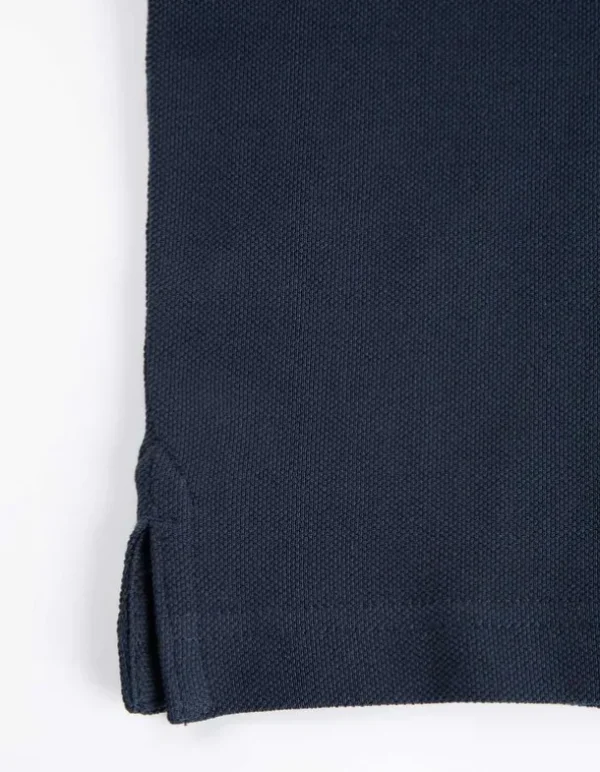 Poloshirt - Knopfverschluss - dunkelblau