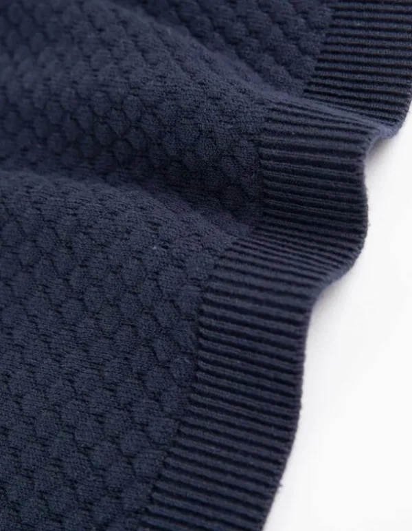 Pullover - Baumwolle - dunkelblau