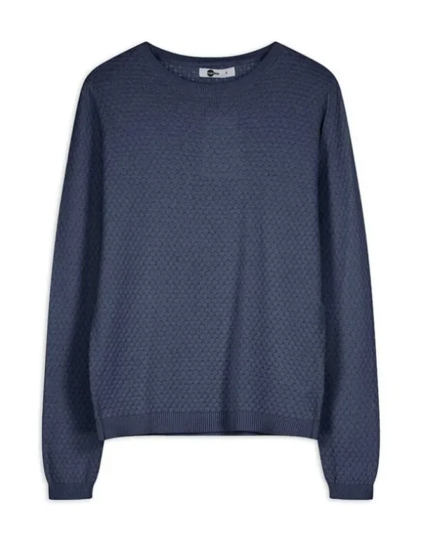 Pullover - Baumwolle - dunkelblau