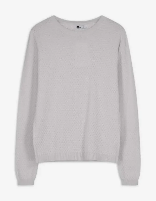 Pullover - Baumwolle - grau