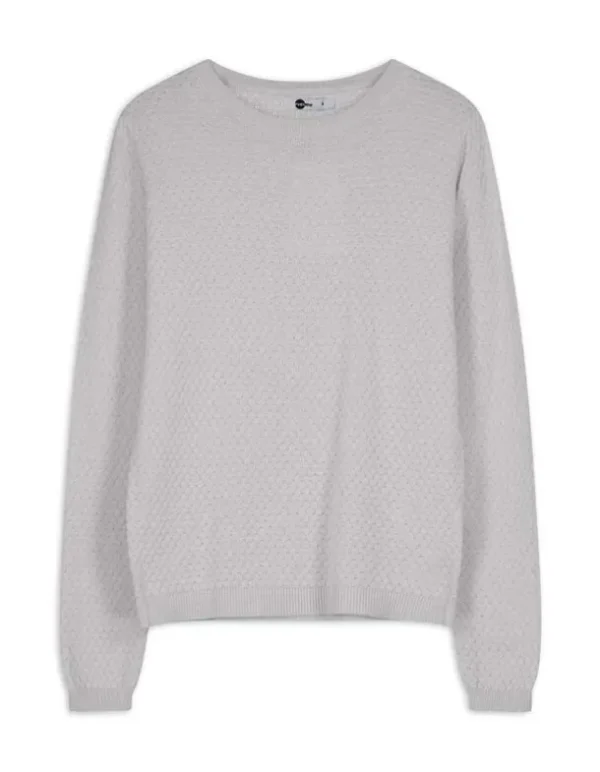 Pullover - Baumwolle - grau