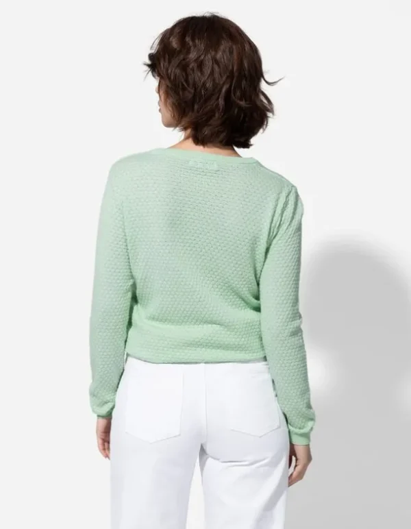 Pullover - Baumwolle - grün
