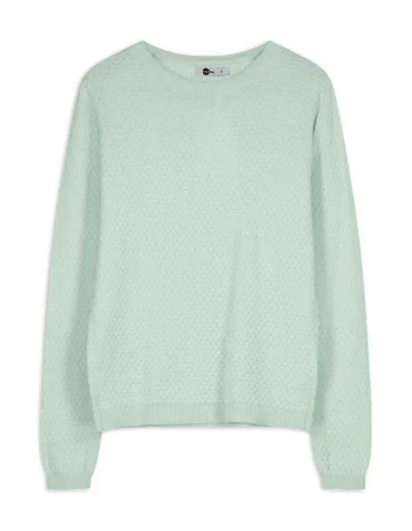 Pullover - Baumwolle - grün