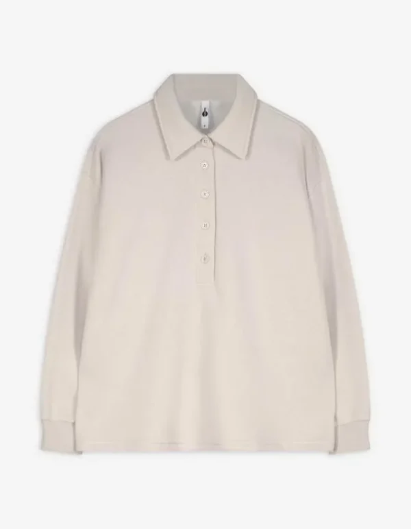 Pullover - Baumwoll-Mix - beige