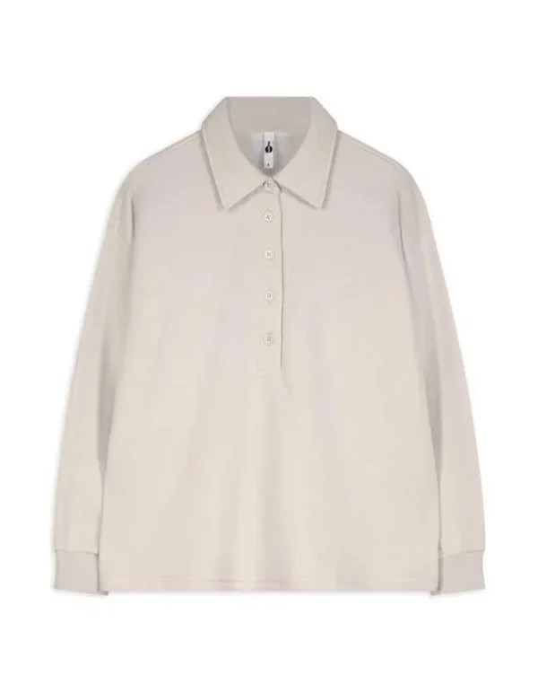 Pullover - Baumwoll-Mix - beige