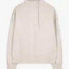 Pullover - Druckknopf - beige