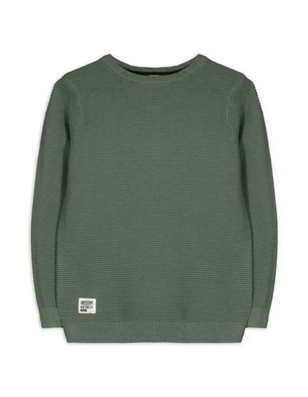 Pullover - einfarbig - dunkelgrün