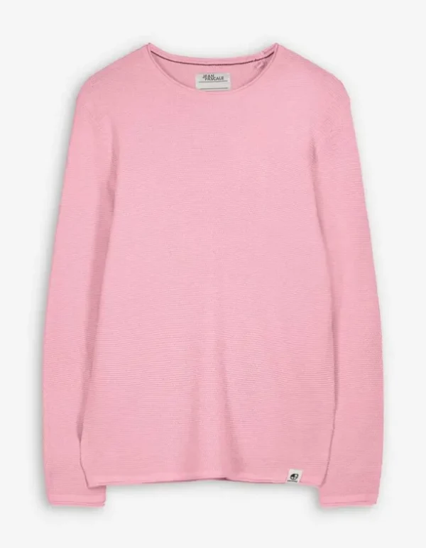 Pullover - Gerollte Abschlüsse - rosa