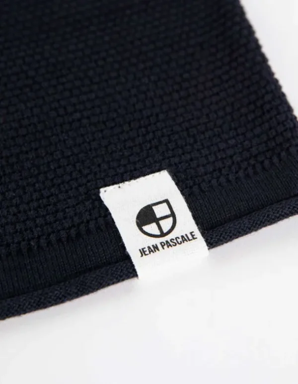 Pullover - Gerollte Abschlüsse - dunkelblau