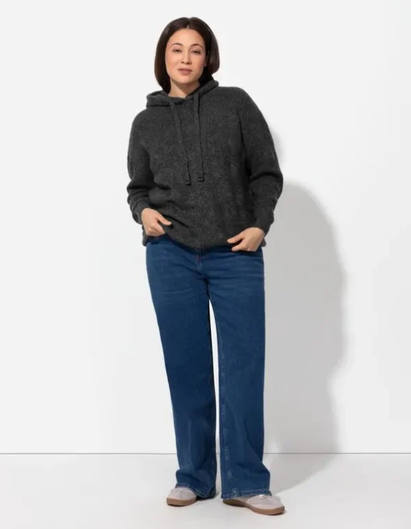 Pullover - Grobstrick - dunkelgrau