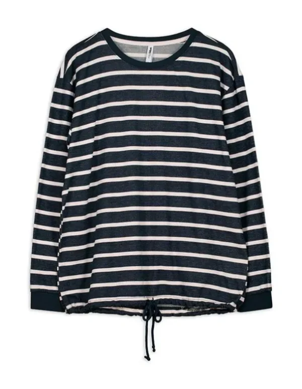 Pullover - Kordel - dunkelblau