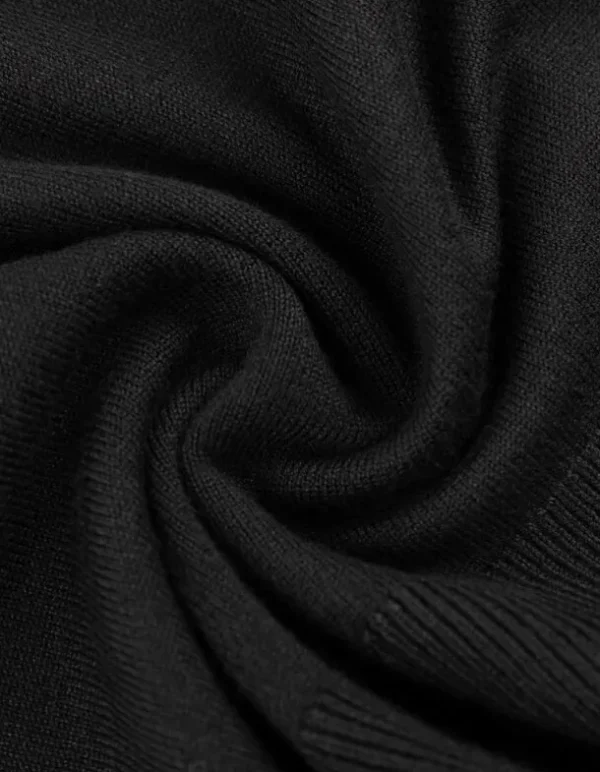 Pullover - Kurze Ärmel - schwarz