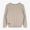 Pullover - Labelpatch - beige