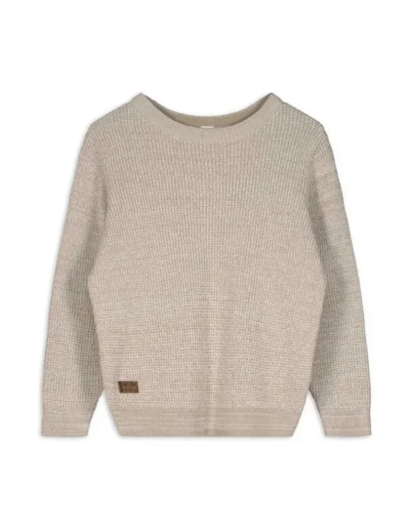 Pullover - Labelpatch - beige