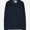 Pullover - Labelpatch - dunkelblau