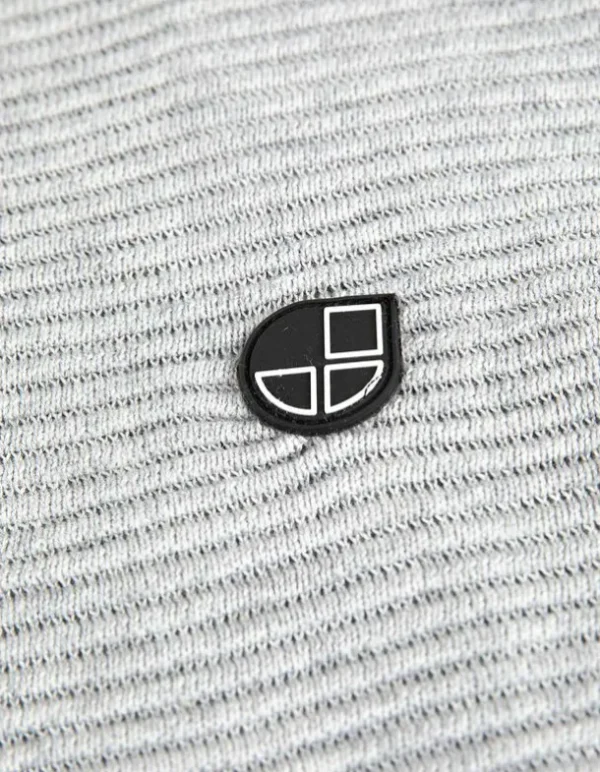 Pullover - Labelpatch - grau