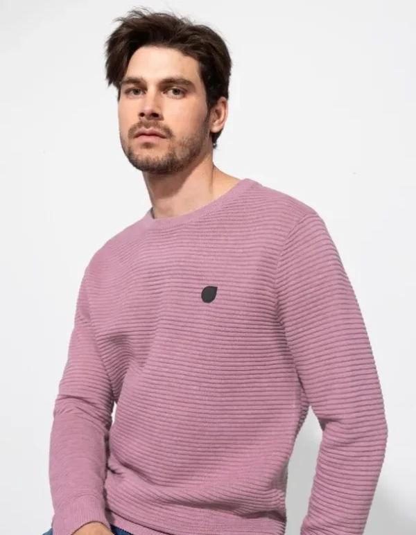Pullover - Labelpatch - pink