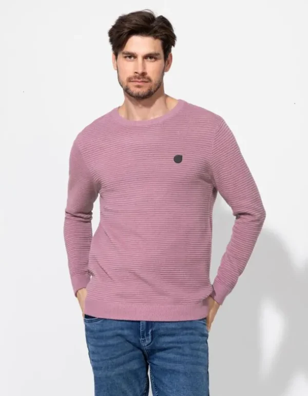 Pullover - Labelpatch - pink
