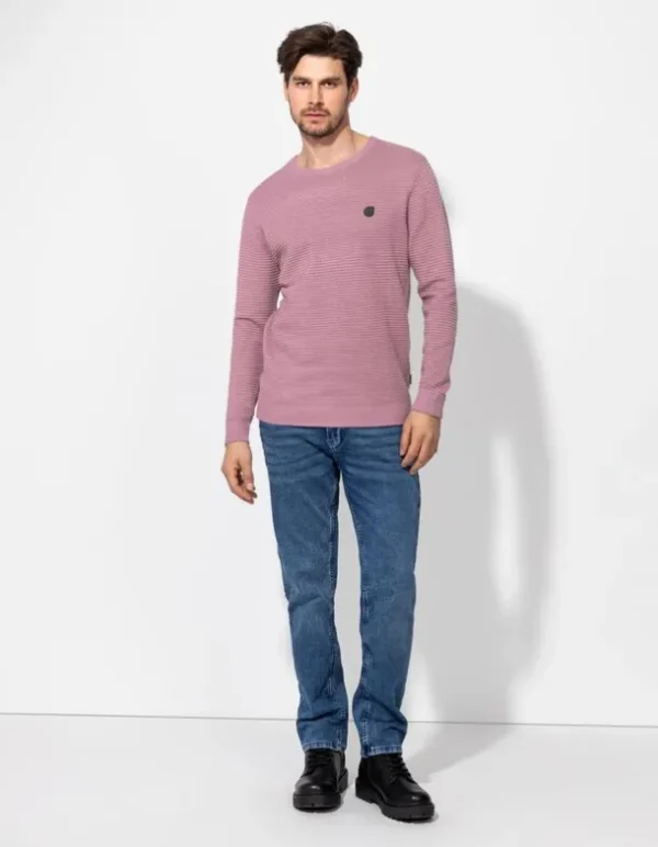 Pullover - Labelpatch - pink