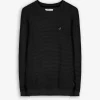 Pullover - Labelpatch - schwarz