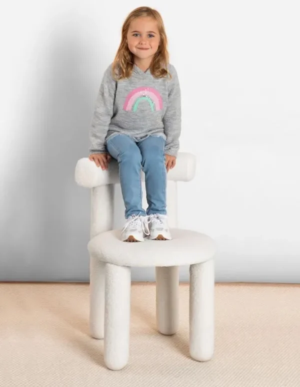 Pullover - Material-Mix - grau