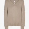 Pullover - Meliert - beige