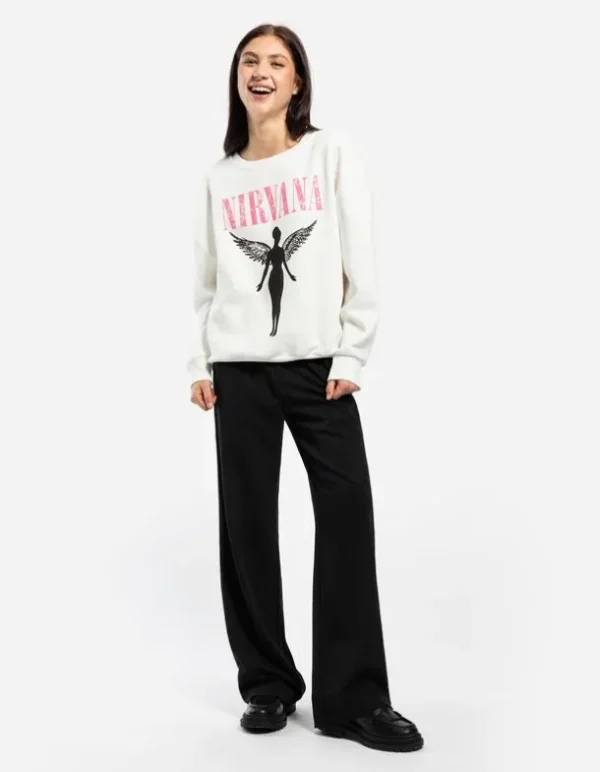 Pullover - Nirvana - weiß