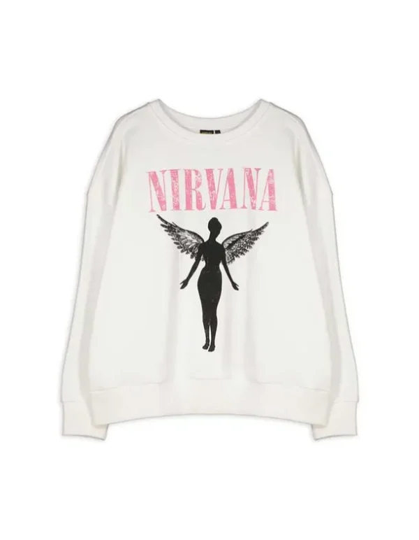 Pullover - Nirvana - weiß