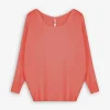 Pullover - Oversized Fit - hellrot