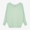 Pullover - Oversized Fit - grün
