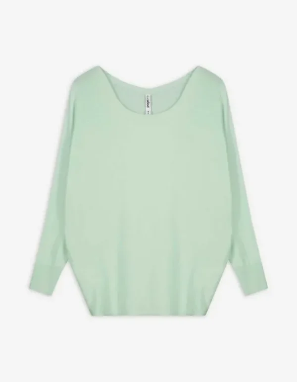 Pullover - Oversized Fit - grün