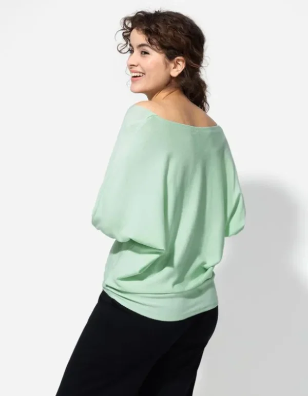 Pullover - Oversized Fit - grün