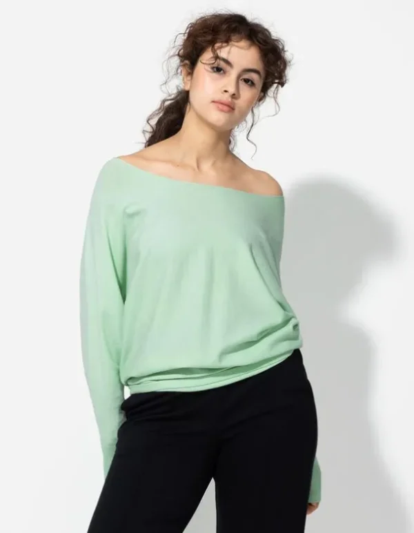 Pullover - Oversized Fit - grün