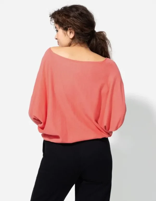 Pullover - Oversized Fit - hellrot