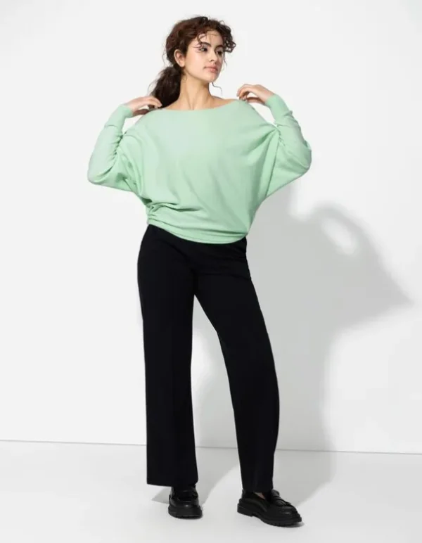 Pullover - Oversized Fit - grün