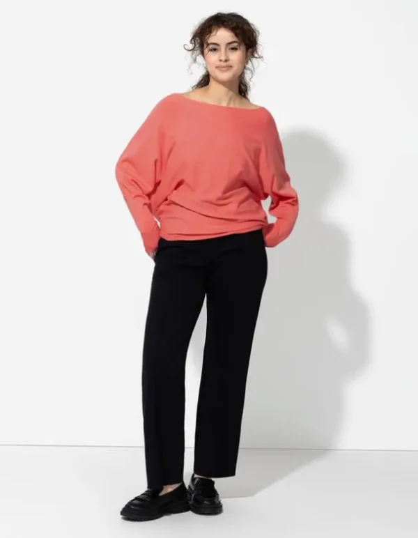 Pullover - Oversized Fit - hellrot