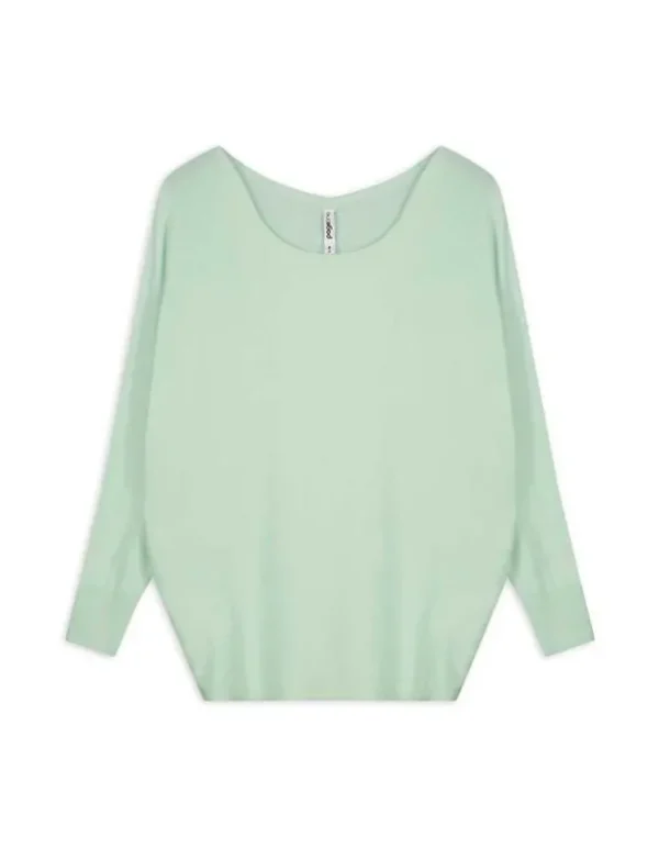 Pullover - Oversized Fit - grün