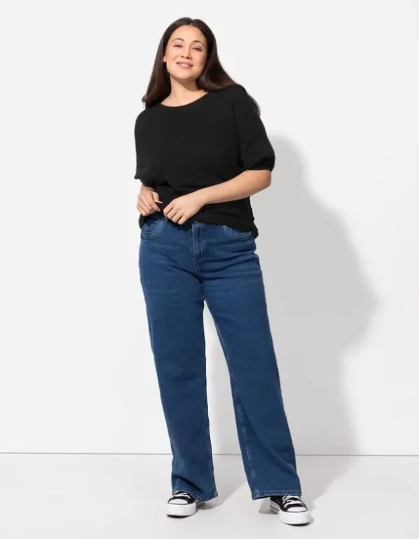 Pullover - Viskose-Mix - schwarz