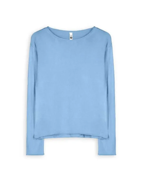Pullover - Weiches Material - hellblau