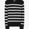 Pullover - Zierknöpfe - schwarz