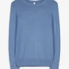 Pullover - Zierknöpfe - dunkelblau
