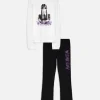 Pyjama Set aus Langarmshirt und Hose - Wednesday - weiß